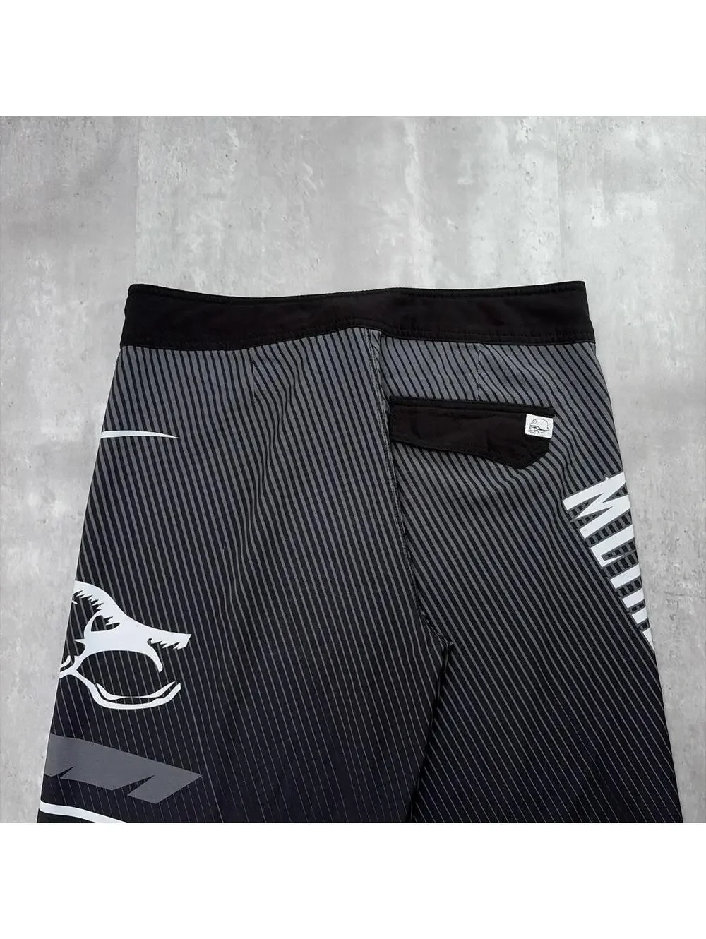 Y2K Black Metal Mulisha Surf Grunge Baggy Board Shorts